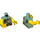 LEGO Sand Green The Giant Minifig Torso (973 / 76382)