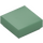 LEGO Sand Green Tile 1 x 1 with Groove (3070 / 30039)