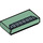 LEGO Vert sable Tuile 1 x 2 avec Noir et Argent Grille 8649 avec rainure (3069 / 96155)