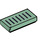 LEGO Sand Green Tile 1 x 2 with Vents with Groove (3069 / 94773)