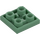 LEGO Sand Green Tile 2 x 2 Inverted (11203)