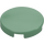 LEGO Sand Green Tile 2 x 2 Round with Bottom Stud Holder (14769)