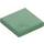 LEGO Sand Green Tile 2 x 2 with Groove (3068 / 88409)