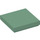 LEGO Sand Green Tile 2 x 2 with Groove (3068 / 88409)