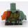 LEGO Sandgrün Torso mit Orange Links Arm und Olive Green Armor (973)