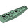 LEGO Sand Green Wedge 2 x 6 Double Inverted Right (41764)