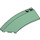 LEGO Sand Green Wedge Curved 3 x 8 x 2 Left (41750 / 42020)