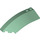 LEGO Sand Green Wedge Curved 3 x 8 x 2 Left (41750 / 42020)