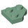 LEGO Sand Green Wedge Plate 2 x 2 Cut Corner (26601)