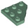 LEGO Sand Green Wedge Plate 3 x 3 Corner (2450)