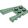 LEGO Zandgroen Wig Plaat 4 x 4 met 2 x 2 Uitsparing (41822 / 43719)