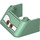 LEGO Sandgrün Windschutzscheibe 3 x 4 x 1.3 mit Brown Augen (2437 / 72233)