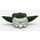 LEGO Sand Green Yoda Head with Straight Ears and White Hair (11983)