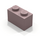 LEGO Zandrood Steen 1 x 2 met buis aan de onderzijde (3004 / 93792)