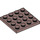 LEGO Sand Red Plate 4 x 4 (3031)