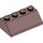LEGO Zandrood Helling 2 x 4 (45°) met ruw oppervlak (3037)