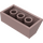 LEGO Rouge sable Pente 2 x 4 (45°) avec surface rugueuse (3037)
