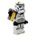 LEGO Sandtrooper mit Orange Pauldron und Sturmhaube Kopf Minifigur