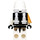 LEGO Sandtrooper med orange Pauldron og Balaclava Hoved Minifigur