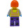 LEGO Sanitation Worker Shirley Keeper con Vibrant Amarillo Chaleco Minifigura