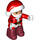 LEGO Babbo Natale Claus con Rosso scuro Gambe Figura Duplo