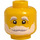 LEGO Julenisse Minifigur Hode (Forsenket solid knott) (3626 / 79426)