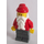 LEGO Santa Minifigure with Dark Stone Gray Legs