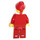 LEGO Weihnachtsmann mit Einfach Rot Outfit Minifigur