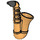 LEGO Saxophone con Negro Reed (13808 / 14289)