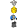 LEGO Scale Mail, Krone Gürtel, Helm mit Broad Brim Chess Knight Minifigur