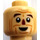 LEGO Scarecrow Minifigur Huvud (Infälld solid knopp) (3626 / 49379)