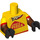 LEGO Scarecrow with Pizza Delivery Outfit Minifig Torso (973 / 16360)