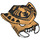 LEGO Scorpion Mask with Scorm Markings (15215 / 15838)