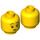 LEGO Sea Rescuer Minifigure Head (Recessed Solid Stud) (3626 / 68070)