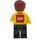 LEGO Seller med Skæg og Briller Minifigur