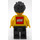 LEGO Seller med Sort Spiked Hår Minifigur