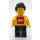 LEGO Seller met Zwart Puntig Haar minifiguur