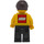 LEGO Seller with Dark Brown Hair Minifigure