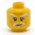 LEGO Sensei Wu - tan and gold robes Minifigure Head (Recessed Solid Stud) (3626 / 20619)