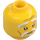 LEGO Sensei Wu with long Robe Minifigure Head (Recessed Solid Stud) (3626 / 34979)