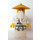 LEGO Sensei Wu con Dorado perla Sombrero Minifigura