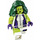 LEGO She-Hulk med Dark Lilla Hænder Minifigur