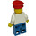 LEGO Shell Worker med trapezoid Torso Klistermærke Minifigur