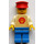 LEGO Shell Worker with trapezoid torso sticker Minifigure