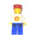 LEGO Shell Worker mit trapezoid Torso Aufkleber Minifigur