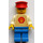 LEGO Shell Worker з trapezoid тулуб Наліпка Мініфігурка