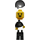 LEGO Sheriff avec Noir Cheveux et Moustache Figurine