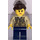 LEGO Sheriff with Dark Brown Hair with Ponytail  Minifigure