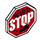 LEGO Shield with Never STOP Sign (44156)