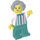 LEGO Shop Worker med Striped Skjorte Minifigur